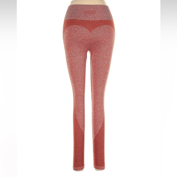 PINK Victoria's Secret Seamless Workout Tights Leggings Heart Size Small S - Picture 4 of 9